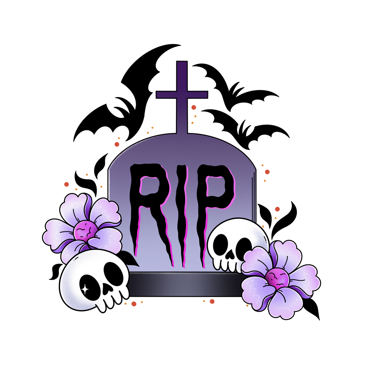 RIP Sticker – Zombie Claw Polish