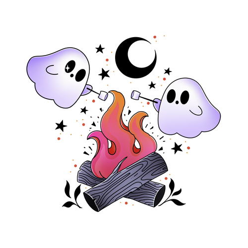 Scary S’mores Sticker