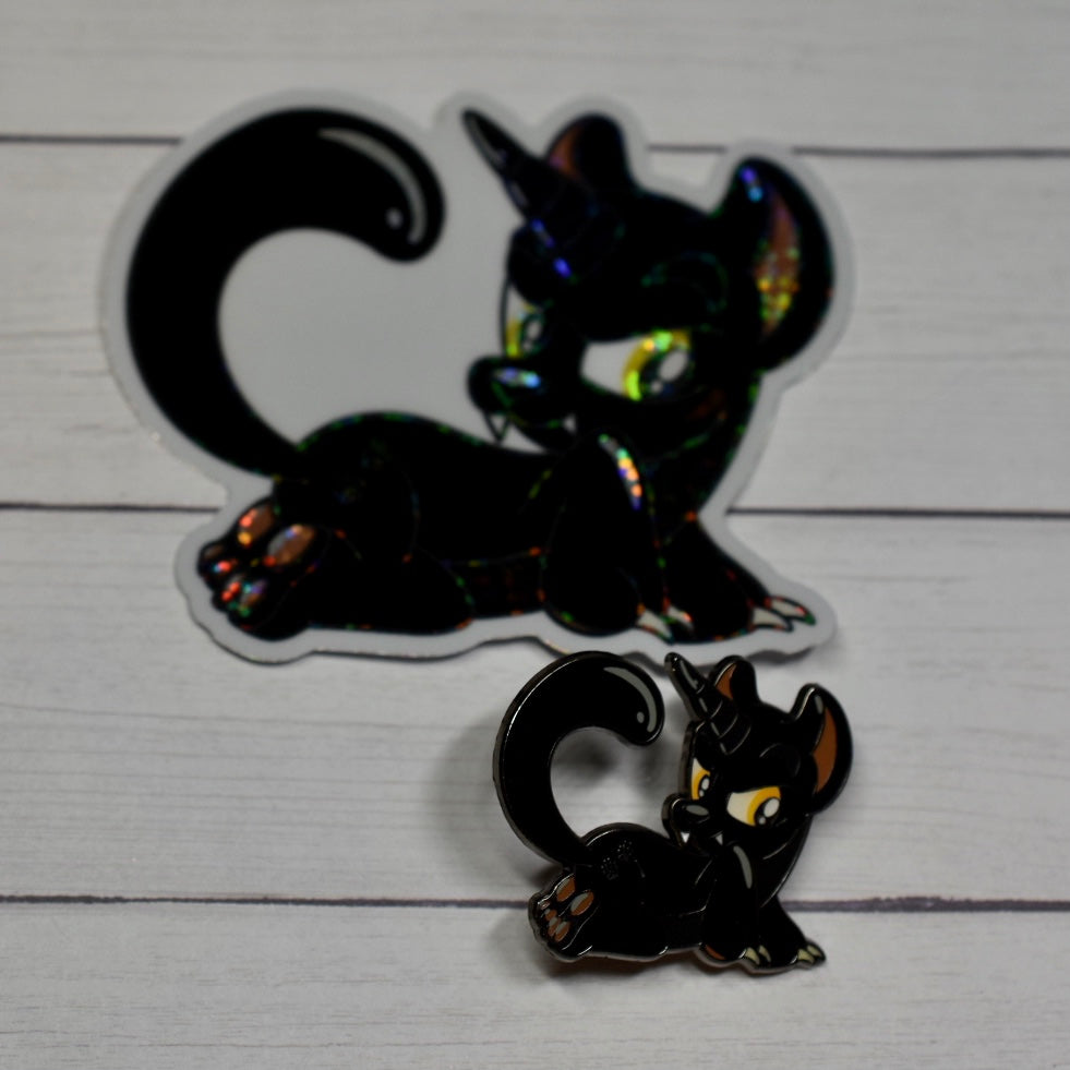 Panther-corn (Pin/Sticker)